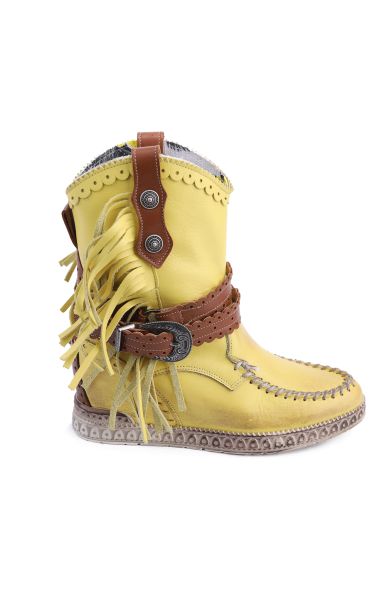 L'ESTROSA indian style boots v rumeni barvi
