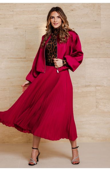 IMPERIAL FASHION - MAGENTA PLISIRANO KRILO
