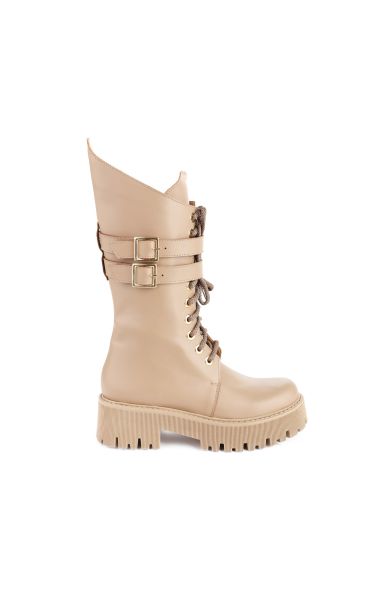 L'estrosa boots v beige barvi 