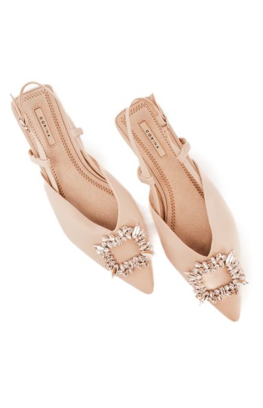 CORINA beige balerinke 