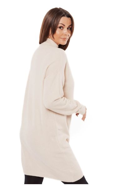 AMALFI BEIGE PLETENA TUNIKA/OBLEKA