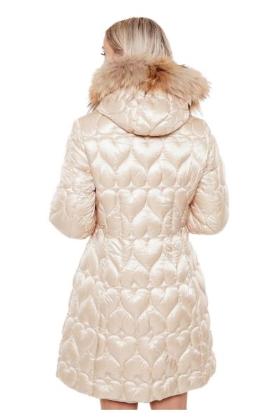 AMALFI PREŠITA BUNDA V BEIGE BARVI