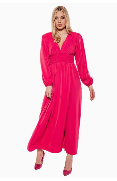 AMALFI MAXI OBLEKA V PINK BARVI 