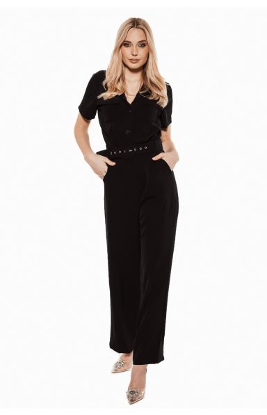 AMALFI JUMPSUIT V ČRNI BARVI 