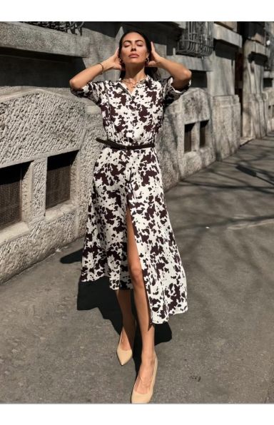 IMPERIAL FASHION - COW PRINT OBLEKA
