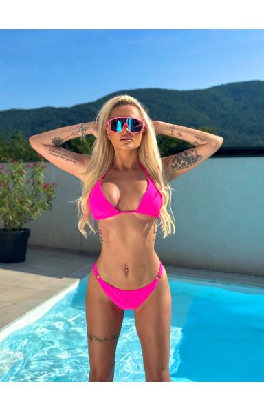 AMALFI FLUO PINK BIKINI KOPALKE